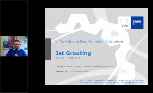 5° Workshop on Deep Foundations Technologies Treviiicos